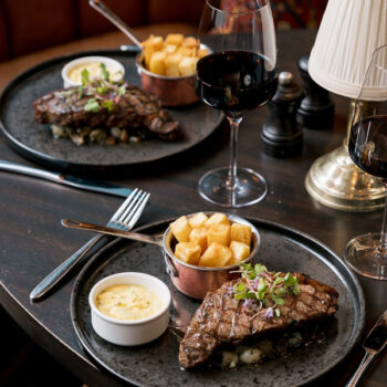 A classic steak and frites dinner served at The River Club, The River Lee Hotel in Cork.